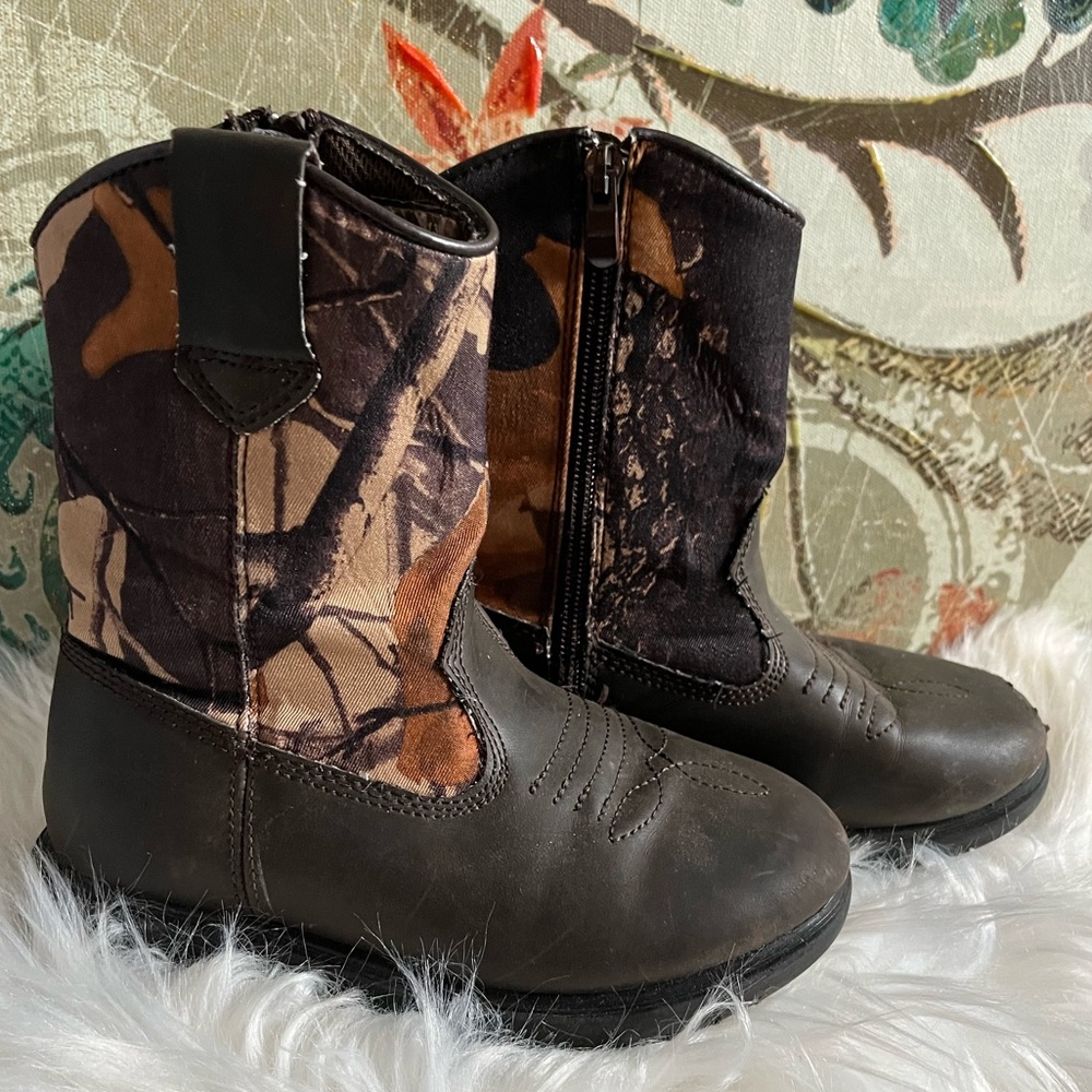 CAMO KIDS BOOTS THINSULATE 3M